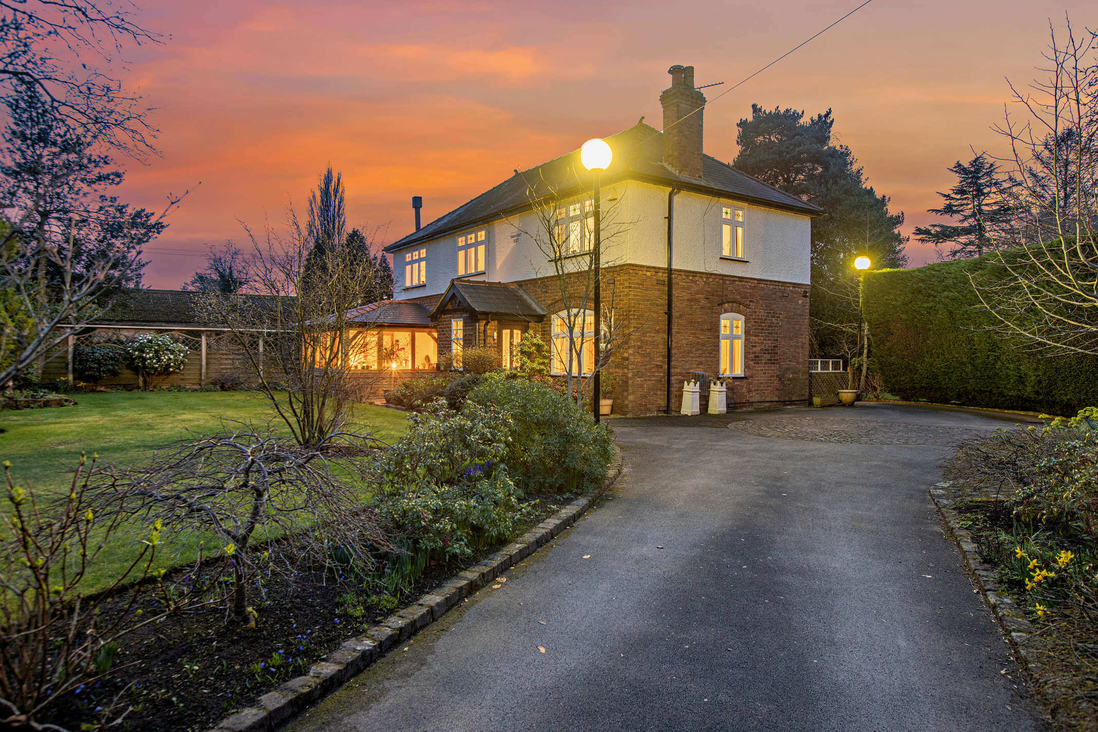 Period home in Cuddington with sweeping driveway and mature gardens, marketed by JLord and Co.