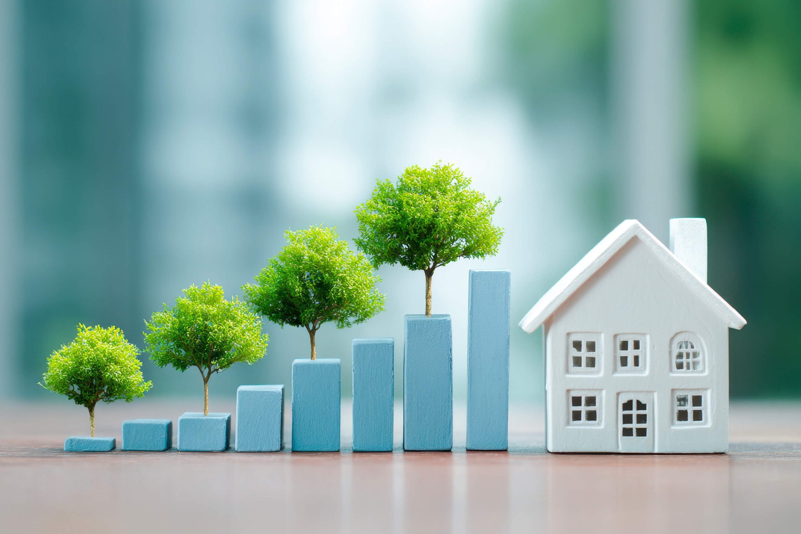 UK house price predictions illustrated through property market growth