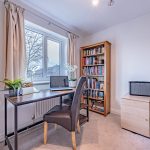 Third bedroom currently arranged as a home office at 24 Priory Avenue, Leftwich