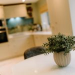 Kitchen diner breakfast bar and shaker cabinetry at 24 Priory Avenue, Leftwich