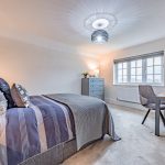 Double bedroom with workspace at Albemarle Avenue, Hartford Grange, Hartford Cheshire