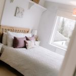 Bright bedroom with window overlooking the garden at 46 Hodge Lane Hartford
