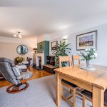 Open plan lounge and dining room creating flexible family living space at 46 Hodge Lane Hartford