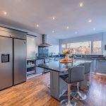 Family kitchen space at Orchard House in Lach Dennis Cheshire