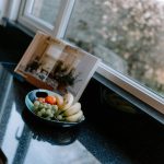 Kitchen window detail with countryside outlook at Orchard House Lach Dennis Cheshire