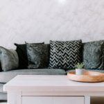 Living room styling detail featuring coffee table and contemporary seating area at 26 Imperial Avenue.