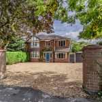 Approach to 397 London Road, Davenham showing the period home set behind its generous gravelled frontage